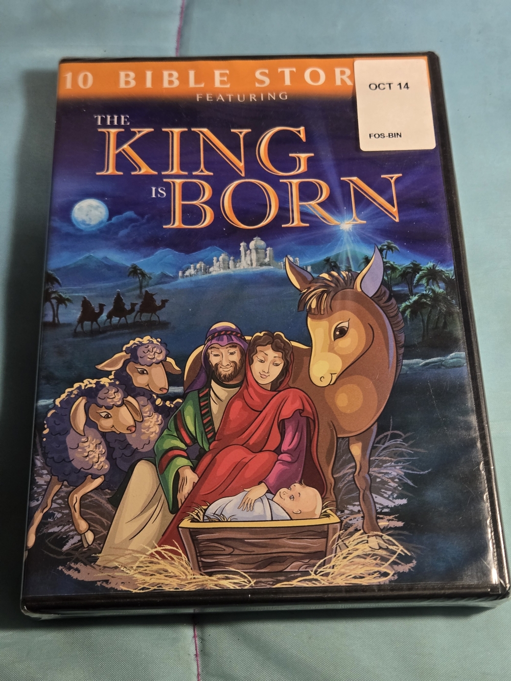 10 Bible Stories Featuring The King Is Born Dvd Animated Religious Moses New